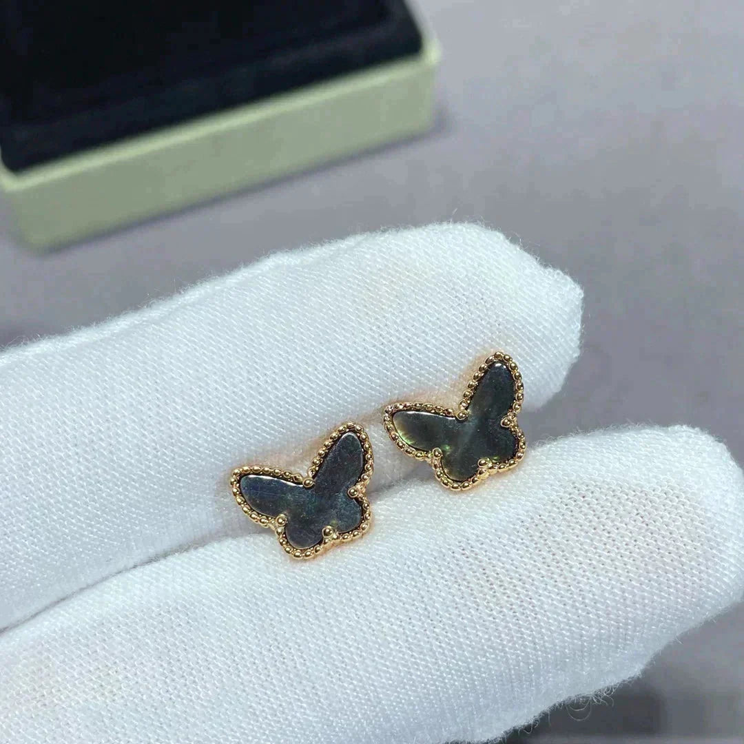 ¡®Lumi¡¯BUTTERFLY DARK MOP  EARRINGS