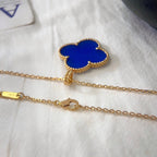 ¡®Lumi¡¯CLOVER 25MM NECKLACE TURQUOISE ROSE GOLD