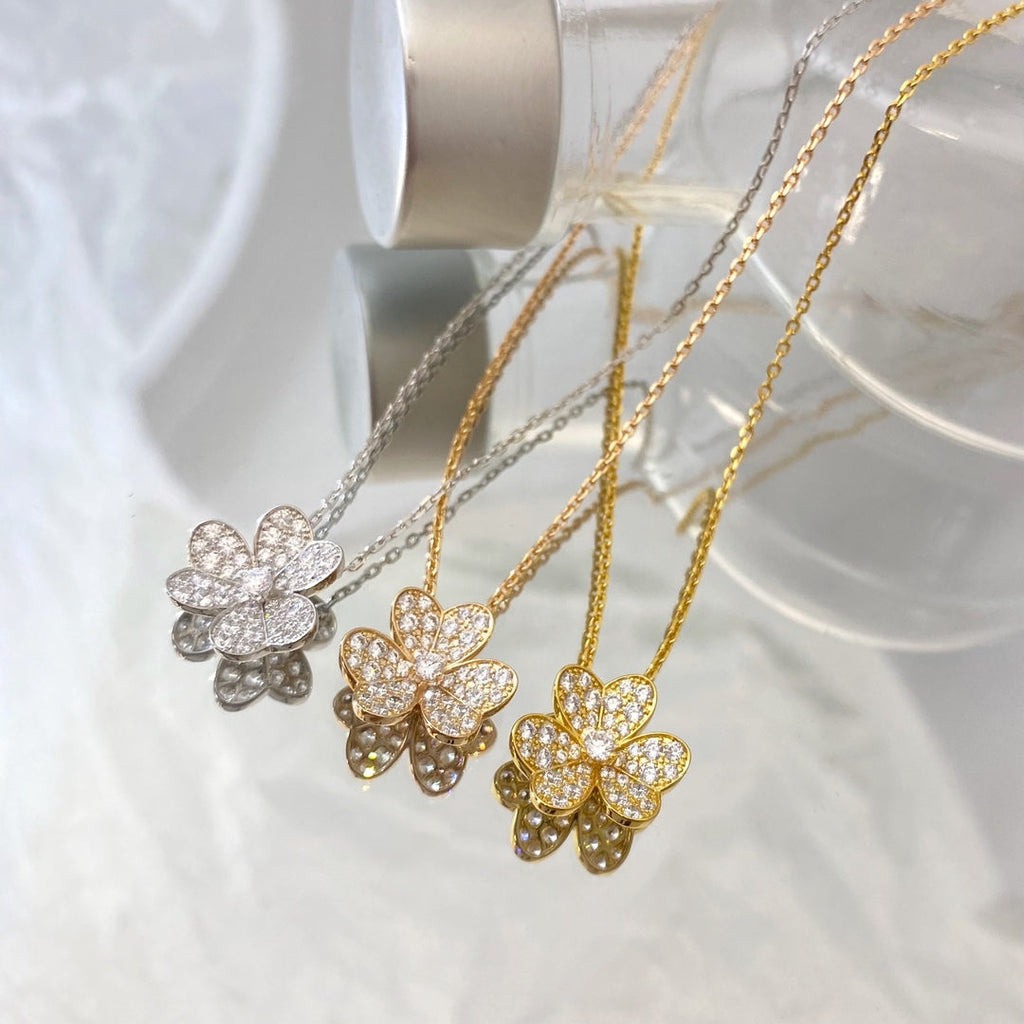 ¡®Lumi¡¯FLOWER DIAMOND NECKLACE