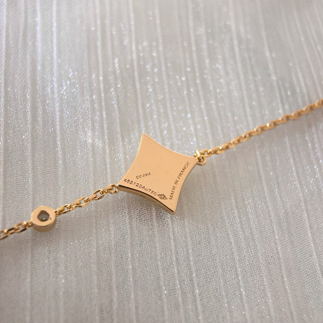 ¡®Lumi¡¯COLOR STAR PINK GOLD DIAMOND BRACELET