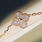¡®Lumi¡¯CLOVER 20 MOTIFS DARK MOP DIAMOND  NECKLACE