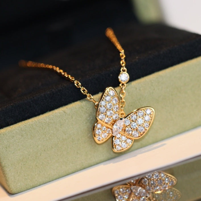 ¡®Lumi¡¯BUTTERFLY DIAMOND NECKLACE