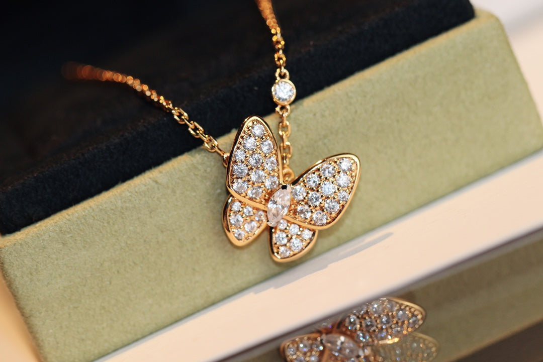 ¡®Lumi¡¯BUTTERFLY DIAMOND NECKLACE