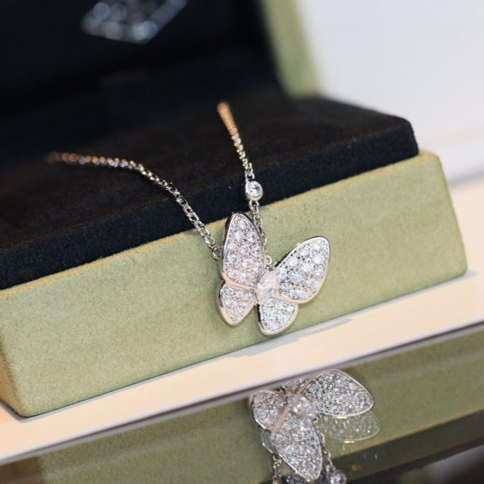 ¡®Lumi¡¯BUTTERFLY DIAMOND NECKLACE