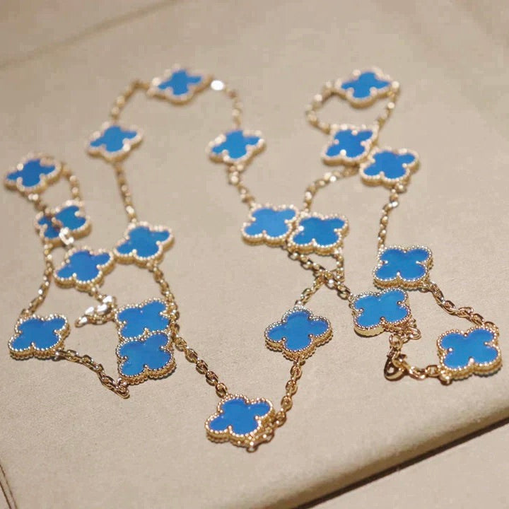 ¡®Lumi¡¯CLOVER 20 MOTIFS TURQUOISE GOLD