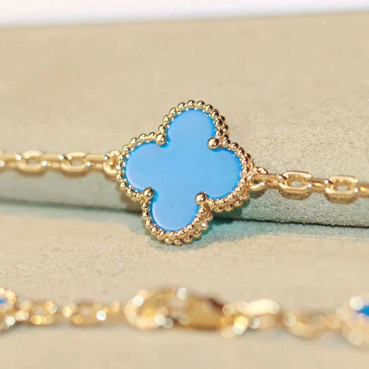 ¡®Lumi¡¯CLOVER 20 MOTIFS TURQUOISE GOLD