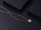 ¡®Lumi¡¯AMULETTE ROSE GOLD PINK MOP NECKLACE