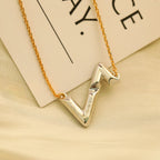 ¡®Lumi¡¯VOLT SILVER DIAMOND PEDANT NECKLACE