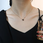 ¡®Lumi¡¯SUN PEDANT PINK GOLD 1 DIAMOND NECKLACE
