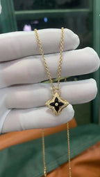 ¡®Lumi¡¯STAR PEDANT PINK GOLD DIAMOND NECKLACE