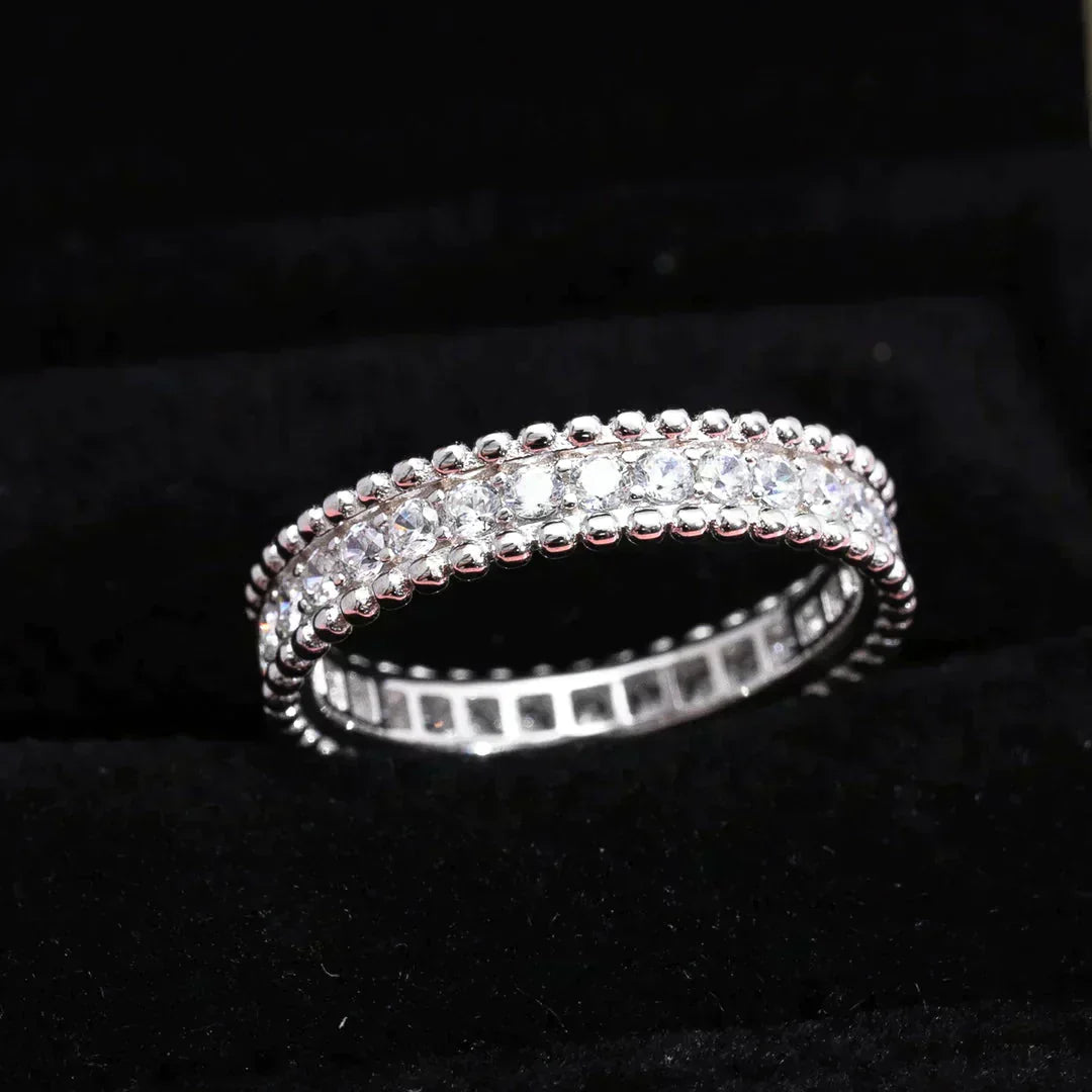 ¡®Lumi¡¯PERLEE DIAMOND SILVER RING