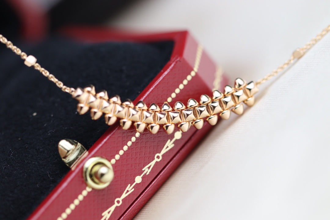 ¡®Lumi¡¯CLASH PINK GOLD NECKLACE
