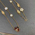 ¡®Lumi¡¯LUCKY SPRING 15 MOTIFS GOLD NECKLACE
