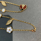 ¡®Lumi¡¯LUCKY SPRING 15 MOTIFS GOLD NECKLACE