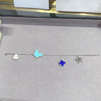 ¡®Lumi¡¯LUCKY SPRING SILVER BRACELET 4 MOTIF