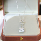 ¡®Lumi¡¯POP H PEDANT SILVER NECKLACE