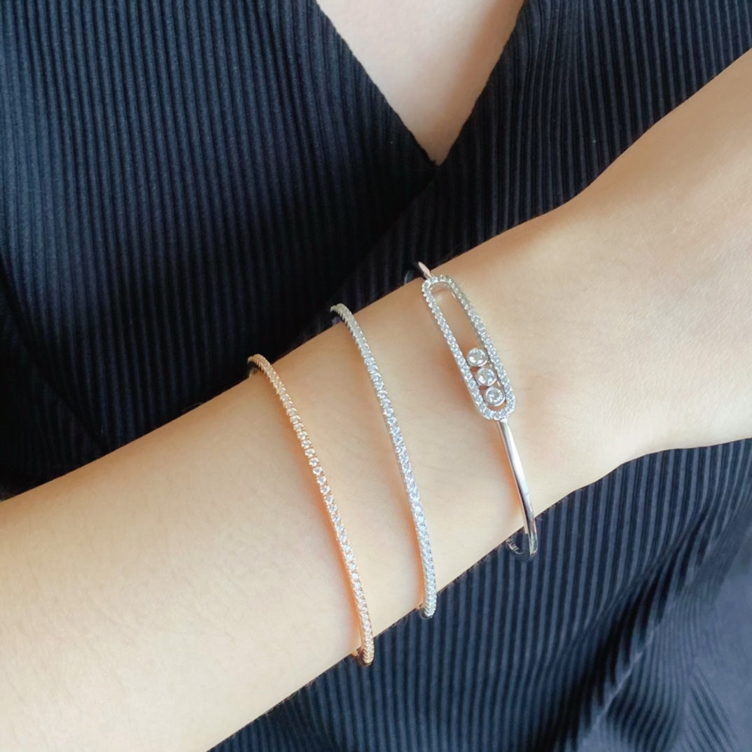 ¡®Lumi¡¯MINI DIAMOND TENNIS BRACELET