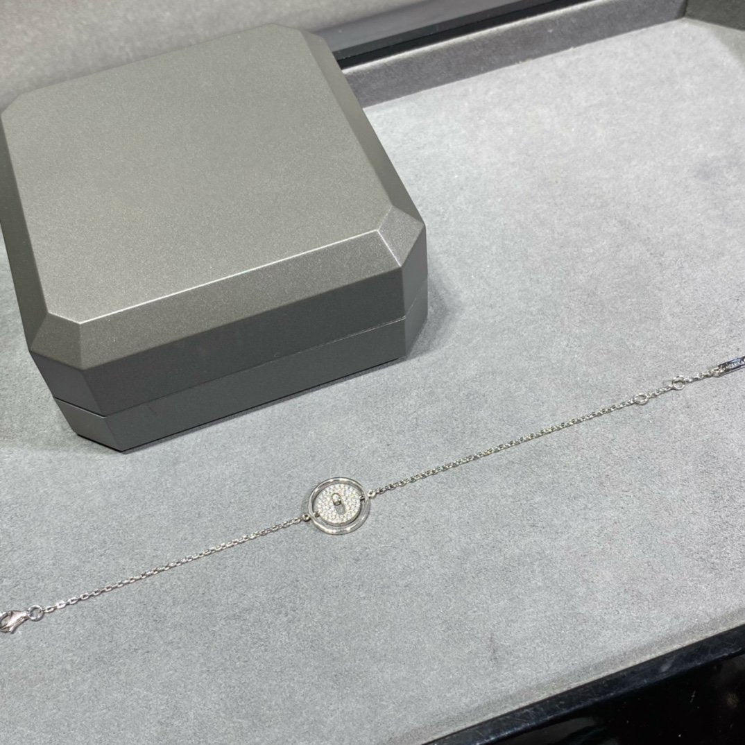[Imperial Jewelrys]LUCKY MOVE DIAMOND PAVED BRACELET