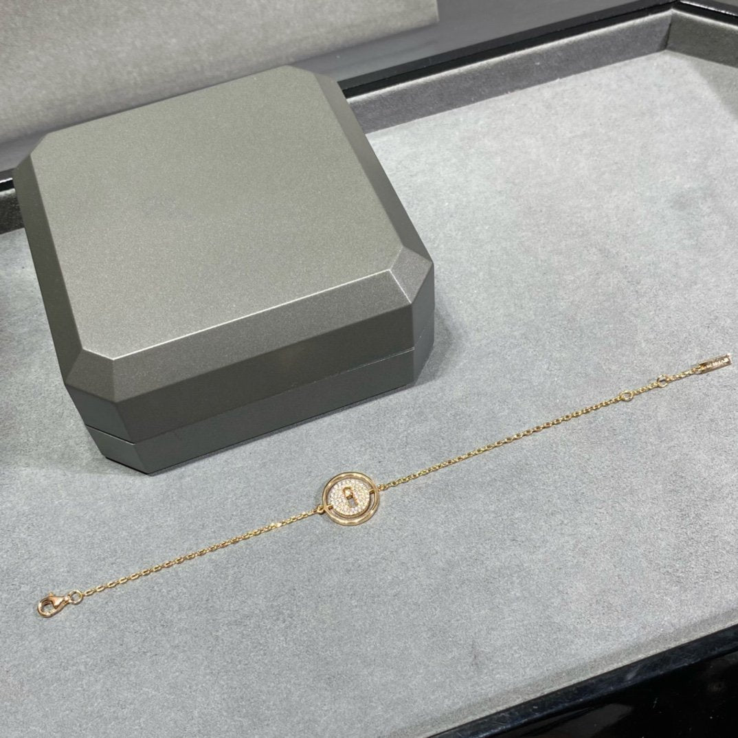 [Imperial Jewelrys]LUCKY MOVE DIAMOND PAVED BRACELET