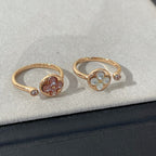 ¡®Lumi¡¯SUN 1 DIAMOND PINK MOP RING