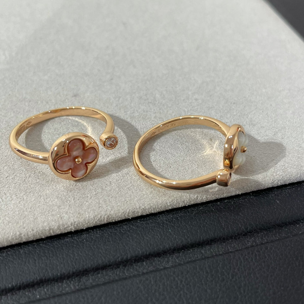 ¡®Lumi¡¯SUN 1 DIAMOND PINK MOP RING