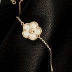 ¡®Lumi¡¯LUCKY SPRING ROSE GOLD MOP BRACELET