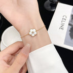 ¡®Lumi¡¯LUCKY SPRING ROSE GOLD MOP BRACELET