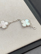 [Lumi]New CLOVER WHITE PEARL MOP 5 MOTIF BRACELET COLLECTION
