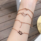 ¡®Lumi¡¯FORCE 10 PINK GOLD DIAMOND NECKLACE