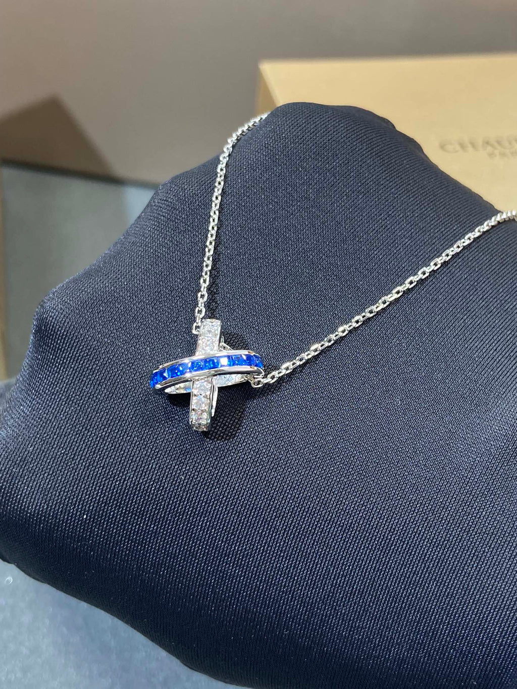 ¡®Lumi¡¯LIENS DIAMOND SILVER NECKLACE