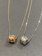 ¡®Lumi¡¯PERLEE PEDANT SIVLER DIAMOND NECKLACE