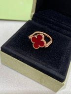 ¡®Lumi¡¯CLOVER RIVERSIBLE ROSE GOLD RING