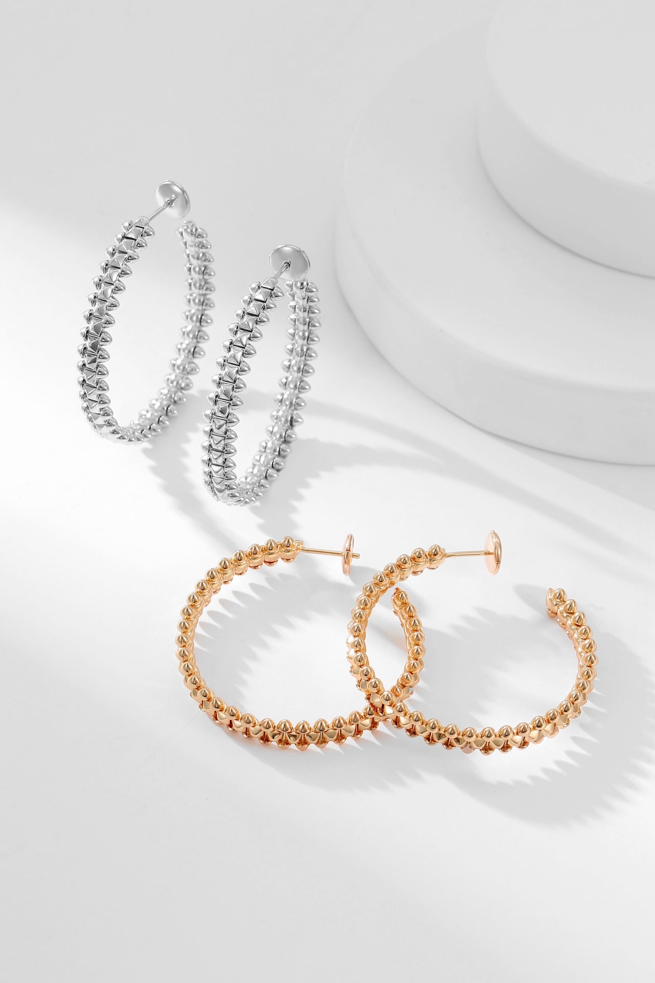 ¡®Lumi¡¯CLASH HOOP EARRINGS