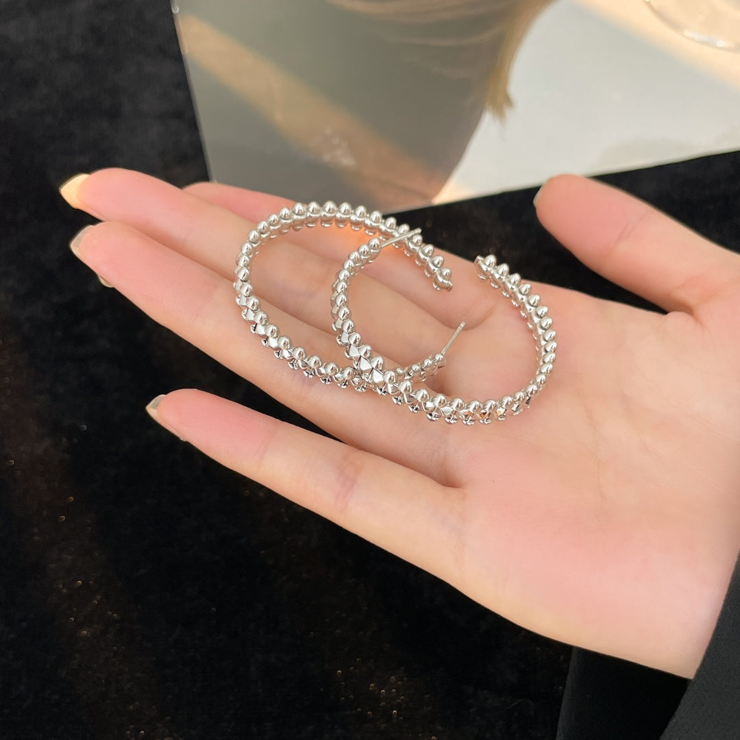¡®Lumi¡¯CLASH HOOP EARRINGS