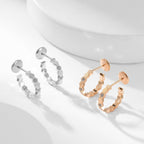 ¡®Lumi¡¯BEE LOVE DIAMOND HOOP EARRINGS