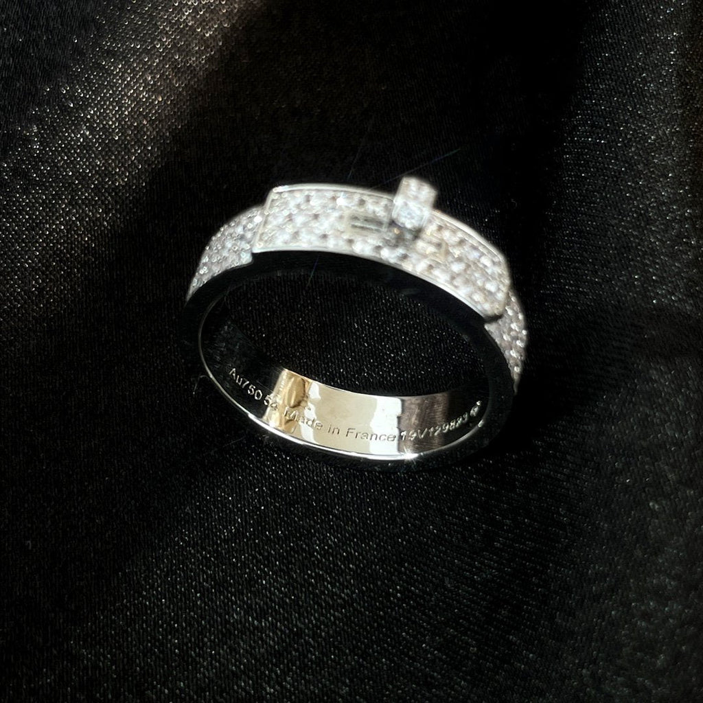 ¡®Lumi¡¯KELLY SILVER DIAMOND RING