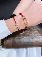 ¡®Lumi¡¯FORCE 10 HALF DIAMOND PINK GOLD RED CORDERI LARGE AND MEDIUM MODEL