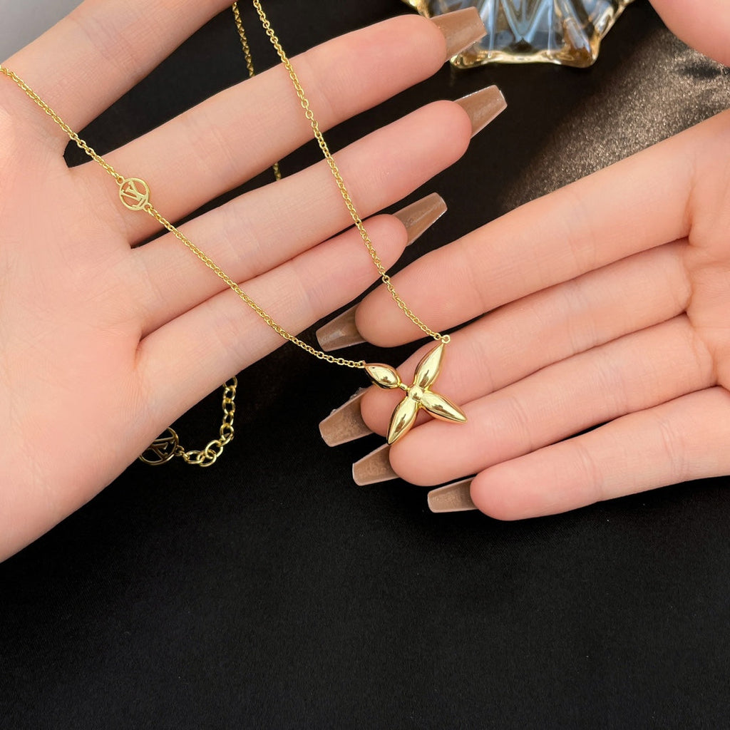 ¡®Lumi¡¯LOUISETTE GOLD NECKLACE