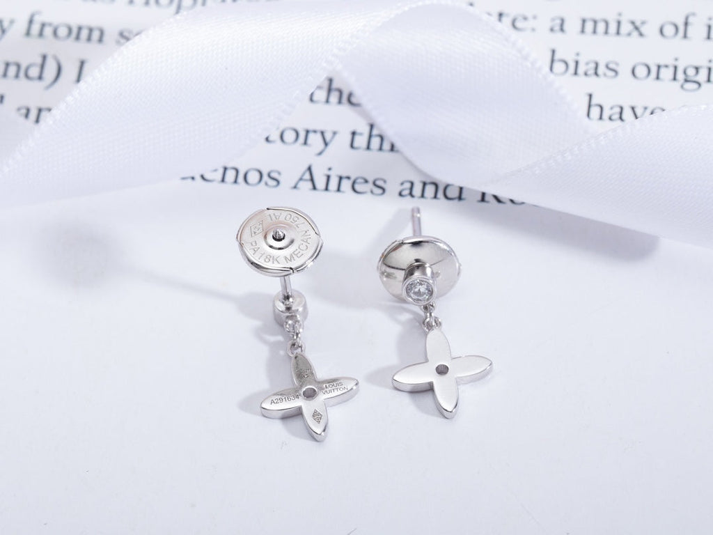¡®Lumi¡¯VIDYLLE SILVER DIAMOND MINI DROP EARRINGS