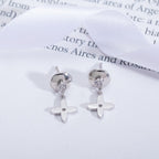 ¡®Lumi¡¯VIDYLLE SILVER DIAMOND MINI DROP EARRINGS