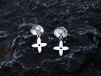 ¡®Lumi¡¯VIDYLLE SILVER DIAMOND MINI DROP EARRINGS