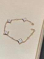 ¡®Lumi¡¯STAR 4 MOTIF MOP DIAMOND PINK GOLD BRACELET