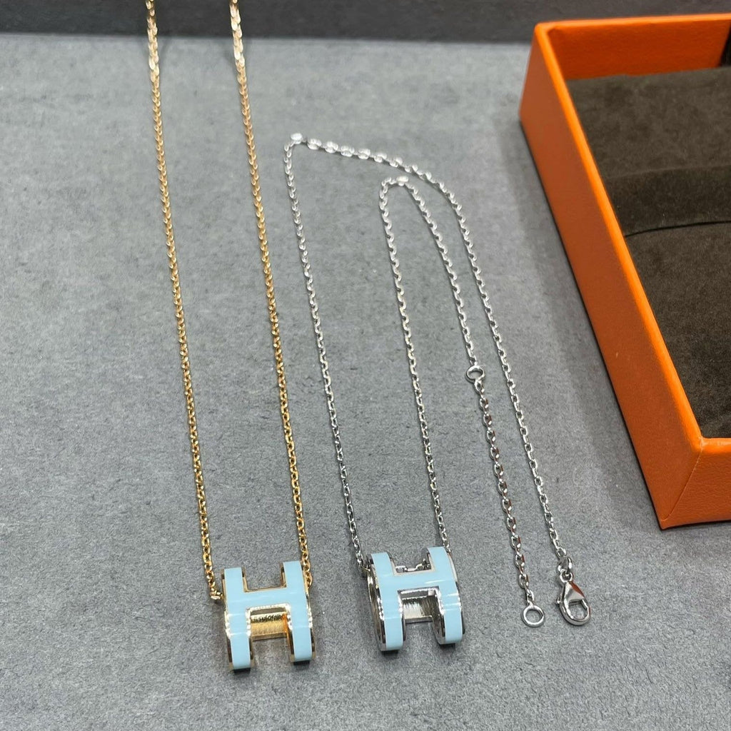 ¡®Lumi¡¯POP H SKY BLUE NECKLACE