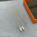 ¡®Lumi¡¯POP H SKY BLUE NECKLACE