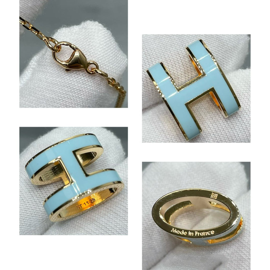 ¡®Lumi¡¯POP H SKY BLUE NECKLACE