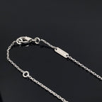 ¡®Lumi¡¯CLOVER PIETERSITE SILVER LONG NECKLACE