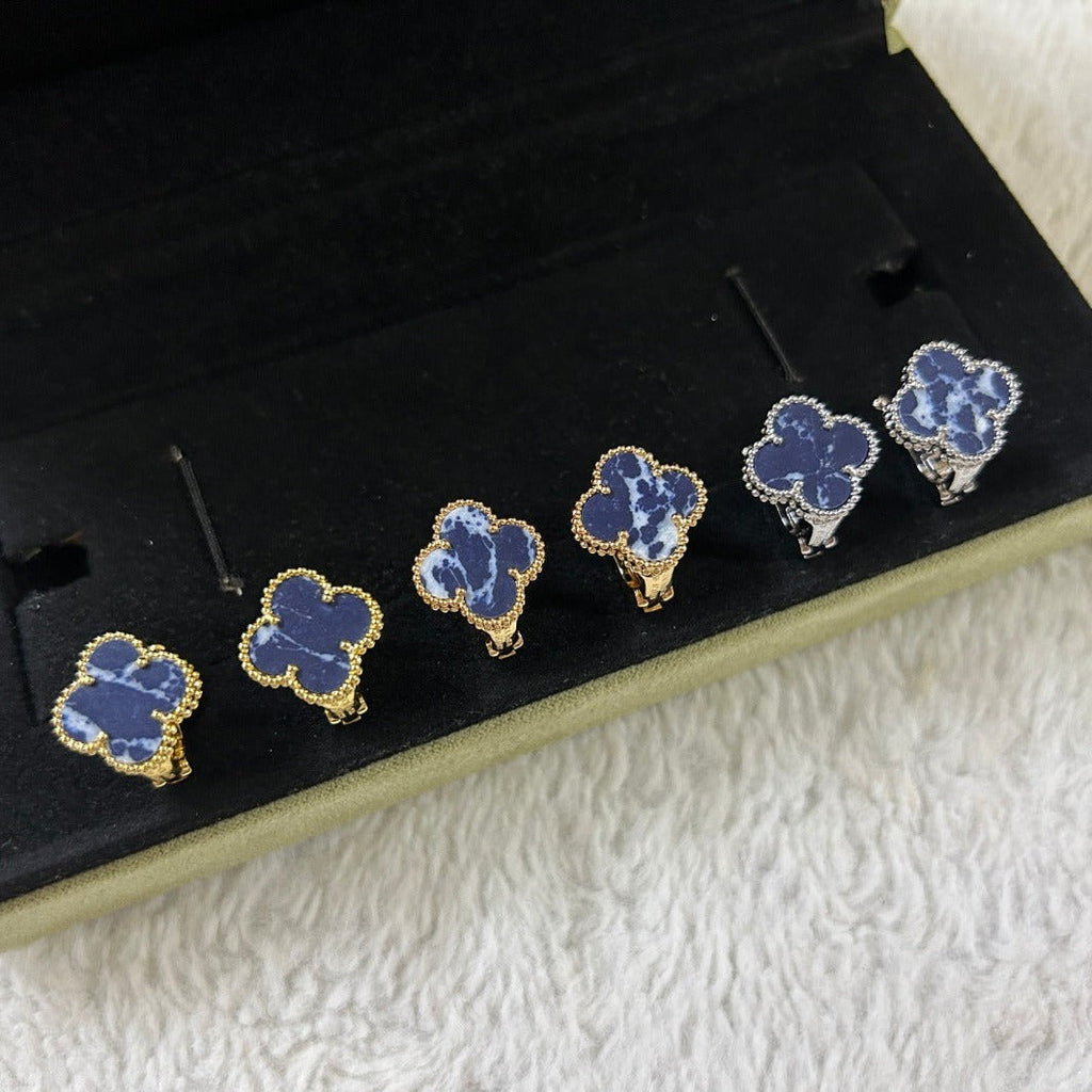 ¡®Lumi¡¯CLOVER PIETERSITE MEDIUM STUD EARRINGS