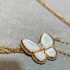 ¡®Lumi¡¯BUTTERFLY MOP DIAMOND NECKLACE