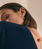 ¡®Lumi¡¯BEE LOVE DIAMOND HOOP EARRINGS