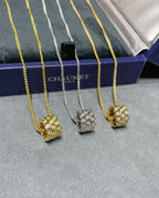 ¡®Lumi¡¯BEE LOVE DIAMOND PAVED 3 ROW NECKLACE
